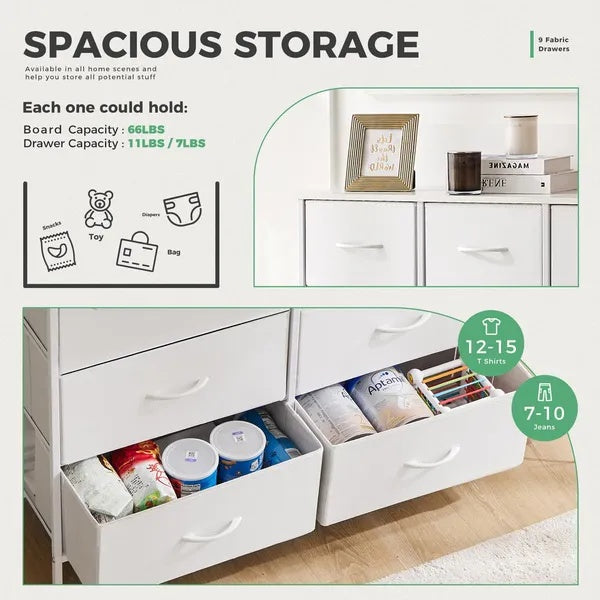 US Local Storage Drawer Wardrobe Tall Cabinet Storage Cabinet