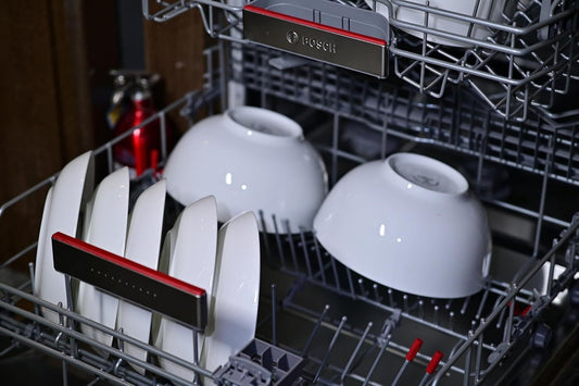 US Local Lily Bone China Dinnerware Set, 16 Pieces, Service For 4, White Plates, Dishes, Bowls Set, Microwave And Dishwasher Safe