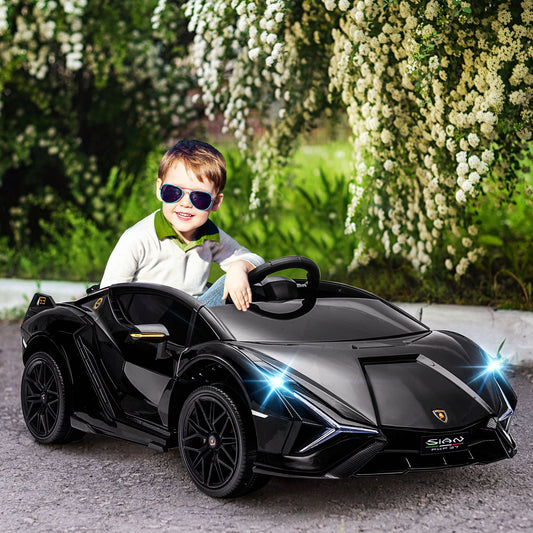 US Local 12V Lamborghini SIAN Licensed Electric Car for kids with Remote Control