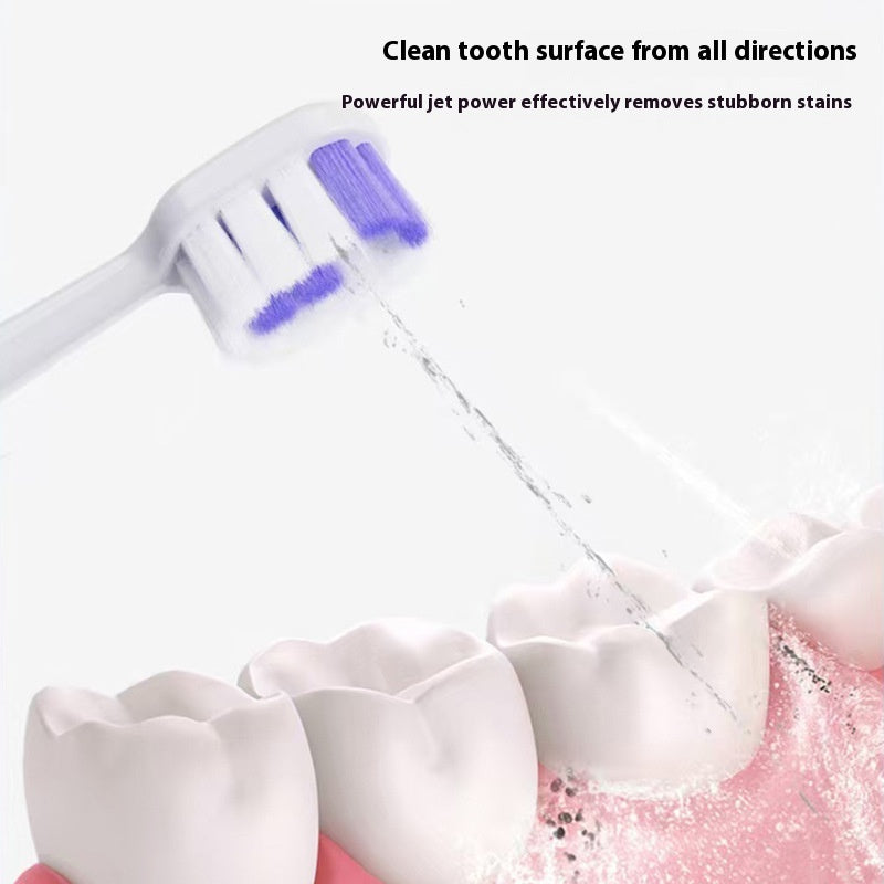Electric Toothbrush 2-in-1 Flushing Integrated Toothbrush