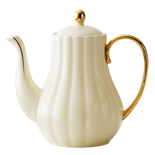 Macaron Coffee Set Afternoon Teapot Cup Saucer Set Morandi Blue Yellow Purple Color Fashio