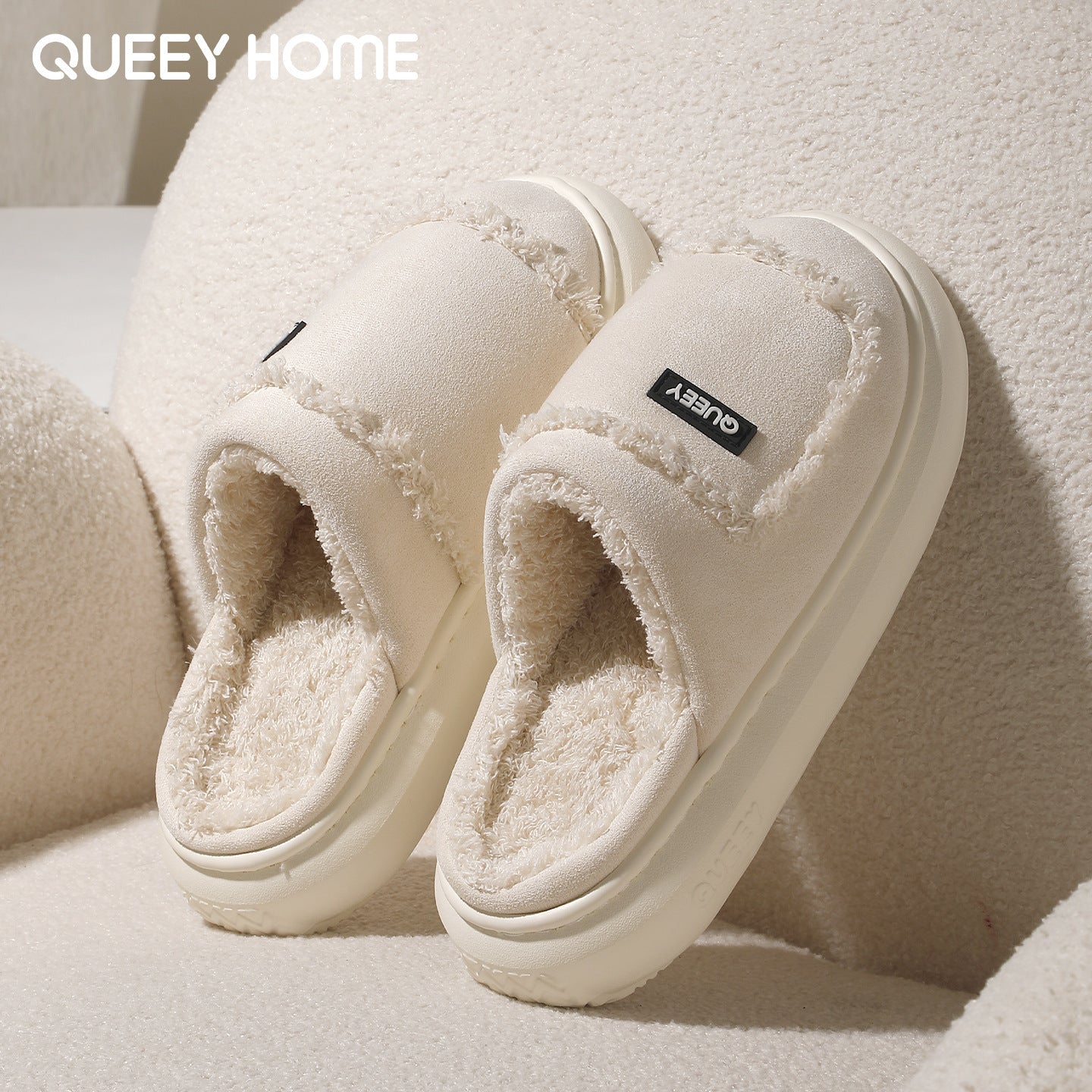 Women's Warm Non-slip Suede Cotton Slippers