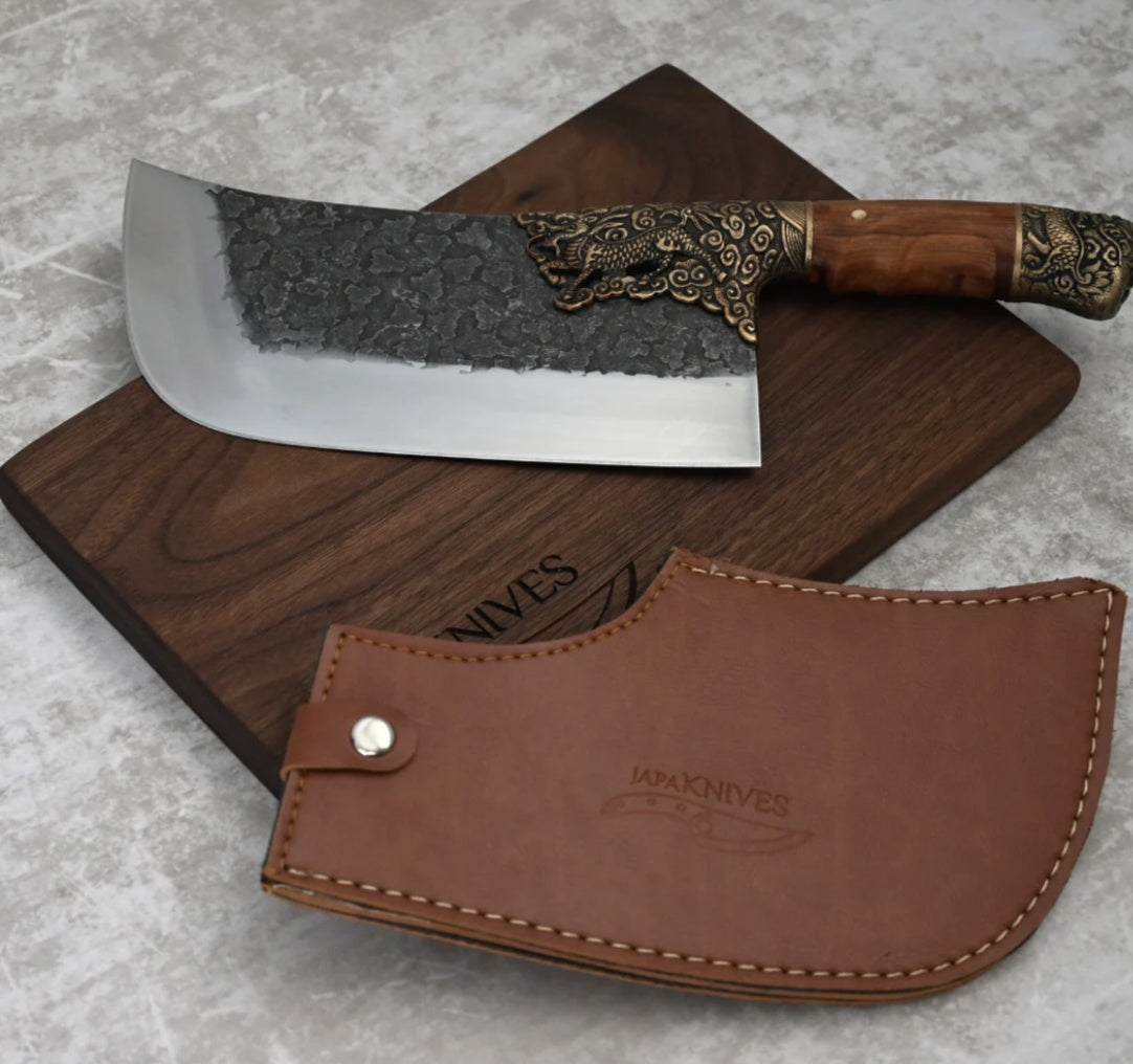 USA Local Household Bone Chopping Hand-forged Kitchen Knife Dual-use Knife Ghost Hand Made Chef Knives