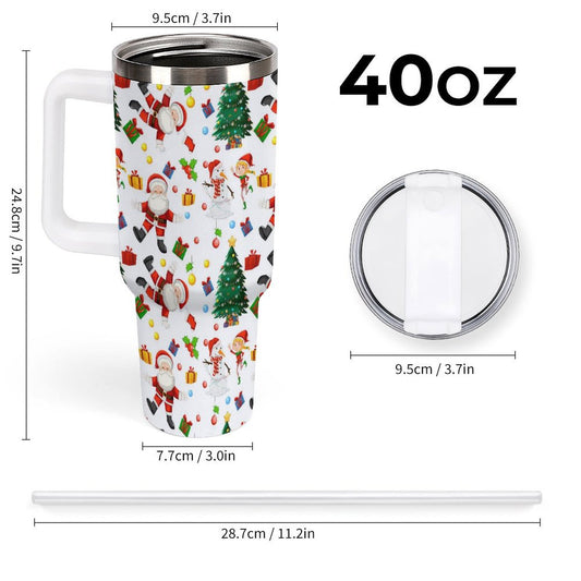 PHDT00280 POD US Local Tumbler 40 oz Large Capacity Car Cup Christmas