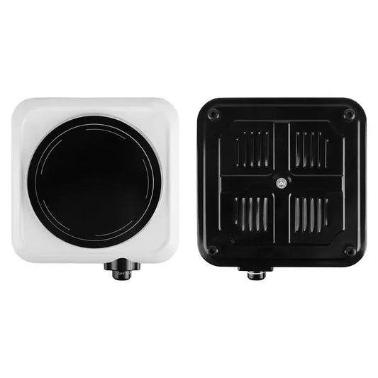 US Local 1200W Electric Infrared Single Burner Portable Heating Hot Plate Stove Countertop RV Hotplate With 7.5' Glass Cooktop Stepless Temperature Adjustments For Home RV Camp