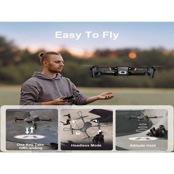 US Local 4DRC V4 Foldable Mini Drone With Camera 1080P HD Drone, 3 Batteries, Adult And Child Drones, Logistics Randomly Sent By UPS USPS