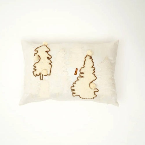 US Local Polyester Pillow With Embroidery Work