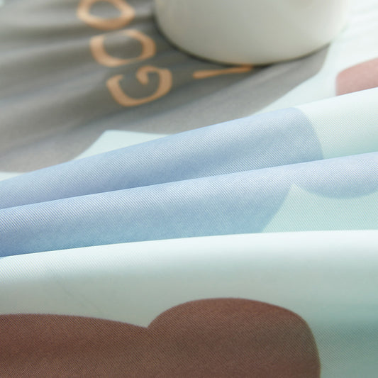 US Local Machine Washable Cool Feeling Ice Silk Thin Quilt