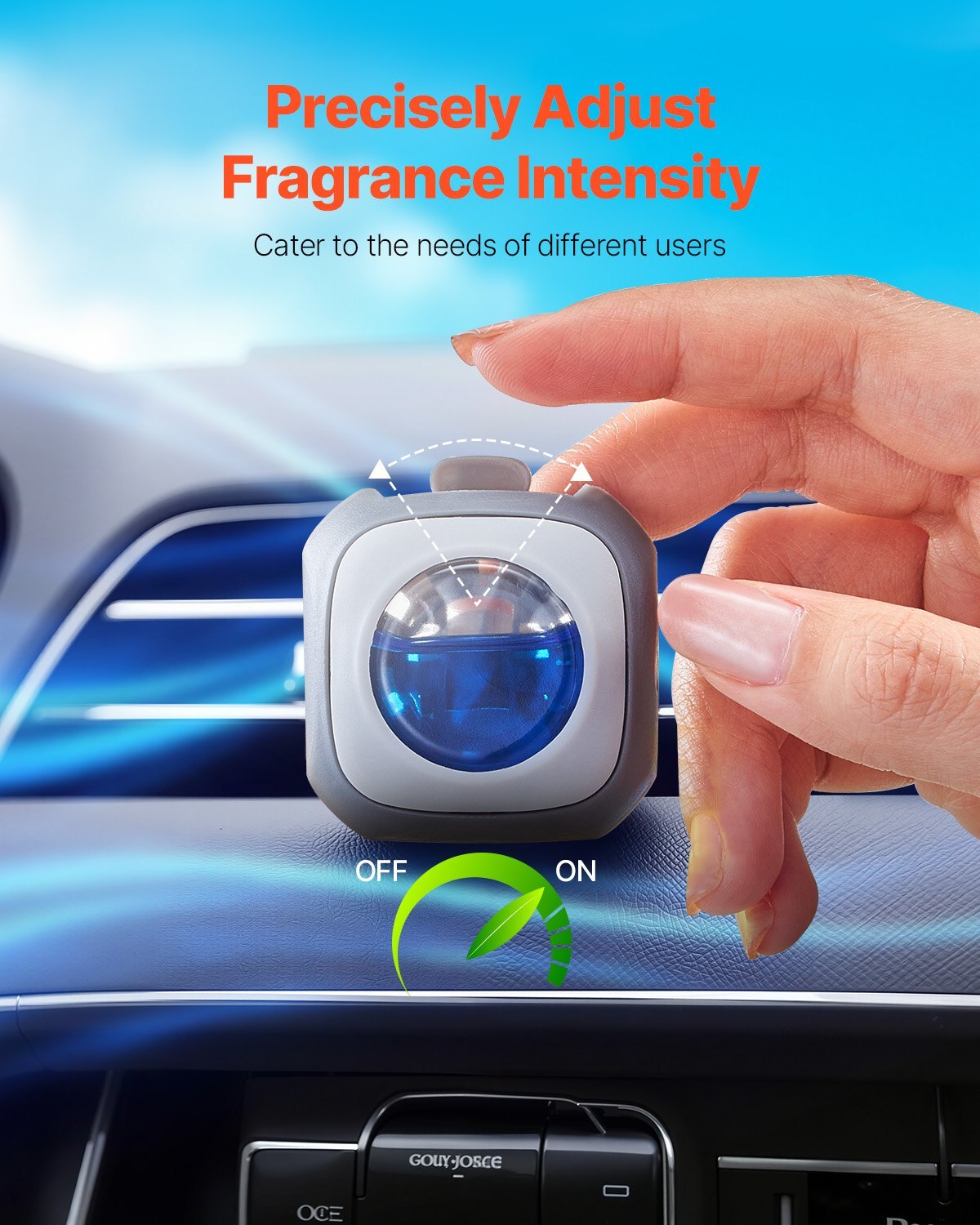 US Local Car Air Freshener 6-Pack New Car Scent Vent Clip 4ml Each Vent Air Fresheners