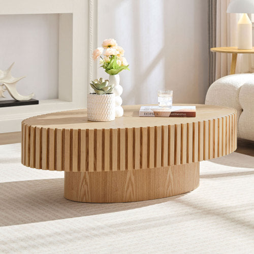 USA Local Modern Handmade Drum Coffee Table
