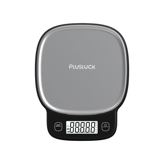 US Local High Precision 0.1g Digital Kitchen Scale - Capacity 5kg, 304 Stainless Steel Surface, Multi-function LCD Display, One-click Peeling