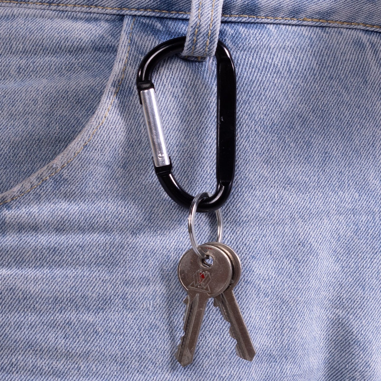 US Local Caribeaner Clip Spring Snap Hook Keyring Camping Sports Karabiner 10 PCS