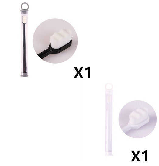 USA Local Ultra-fine Toothbrush Super Soft Bristle Deep Cleaning Brush Portable For Oral Care Tools Teeth Care Oral Cleaning Travel