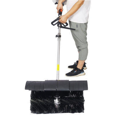 US Local Snow Sweeper GASOLINE POWERED BROOM SWEEPER,52CC 2 STROKE ,BROOM BRUSH 21x10 EPA