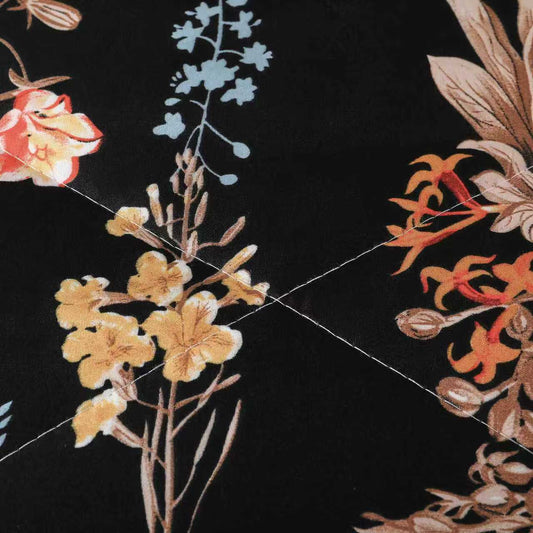 US Local HeiSeFanHua Comforter