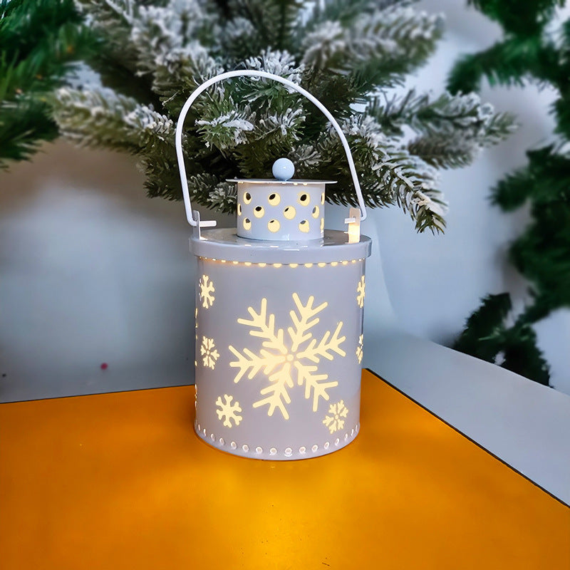 US Local Christmas Candle Lights LED Small Lanterns Wind Lights Electronic Candles Nordic Style Creative Holiday Decoration Decorations