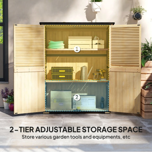 US Local Outdoor Garden Storage Shed Tool House