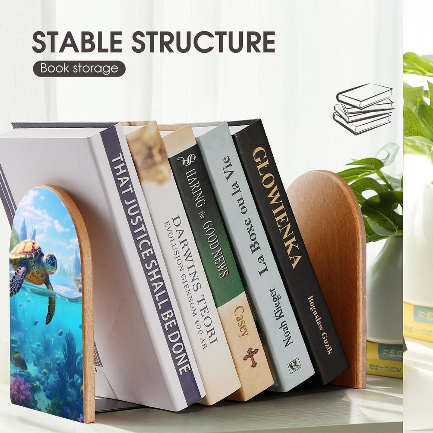 Bookends SolarLab_Sea_turtles_tropical_sea_island_sunlight_hyper-detail__65df3ce3-5f7c-49b3-937e-af866806c8be Style-14 One Size normal-online-PERSONAL DESIGN