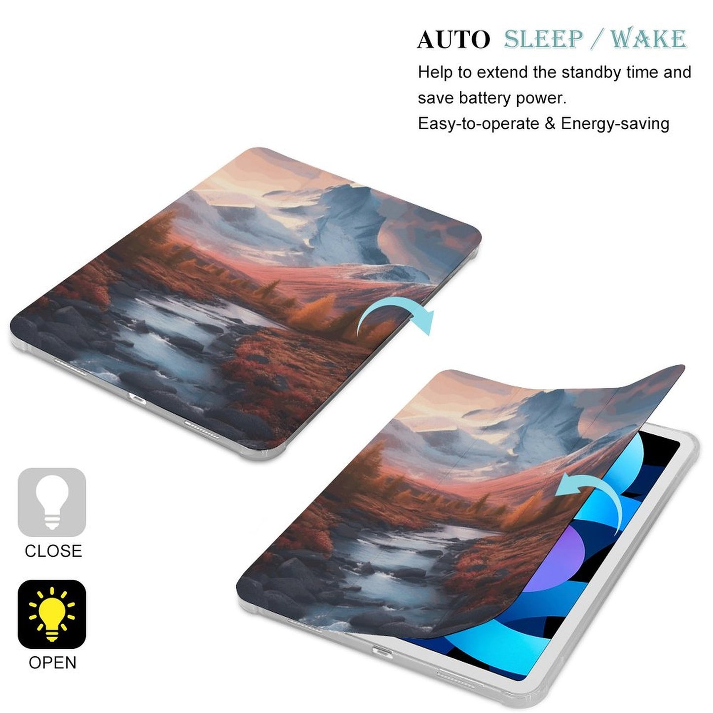 The Ipad Pen Slot Case SolarLab_Norwegian_aurora_autumn_mountains_forestshyper-detail__935e43e8-37e6-44dc-8597-129fbe22a01a normal-online-PERSONAL DESIGN