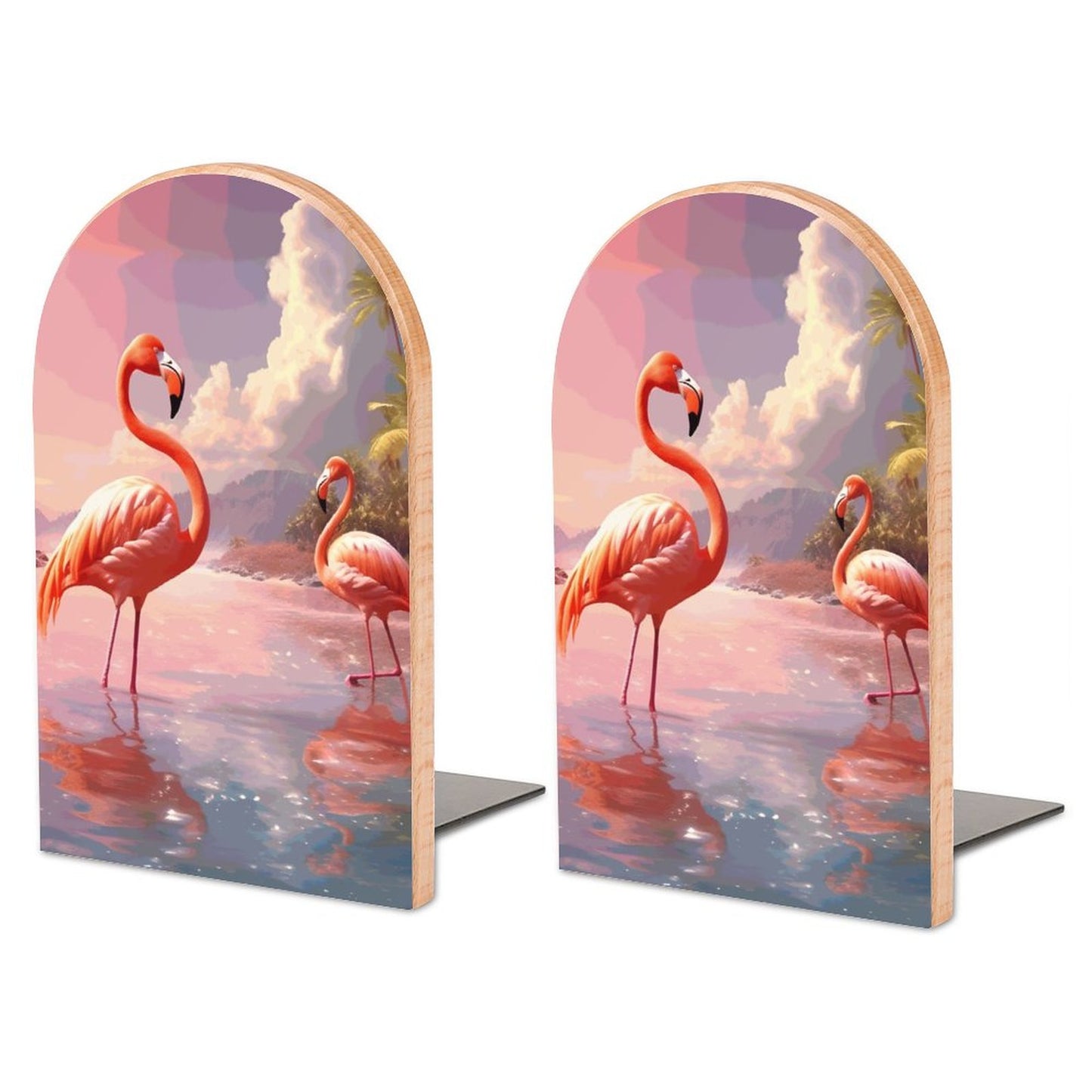 Bookends SolarLab_flamingos_tropical_sea_island_sunlight_fantasy_stock_i_4ce9691a-27a1-4390-8b29-492ab7bad5c9 Style-7 One Size normal-online-PERSONAL DESIGN