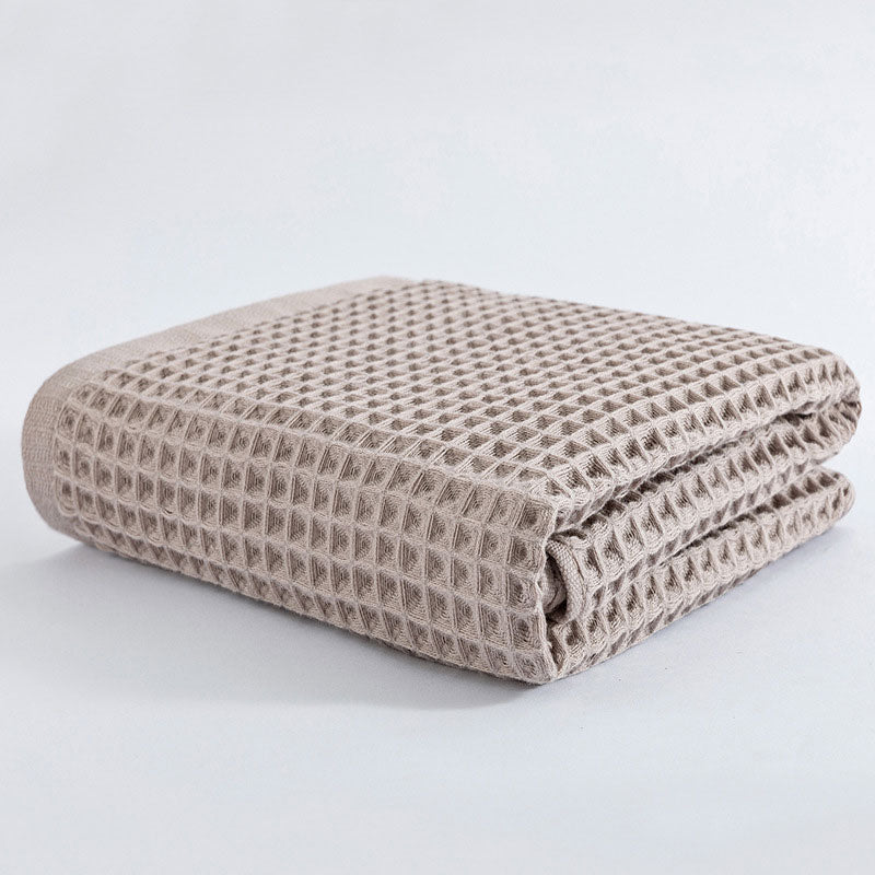 HE0003 40s combed cotton waffle bath towel FT