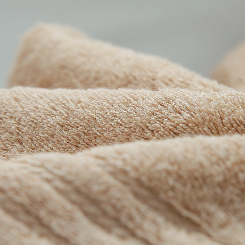 BS0003 21s Organic long staple plain cotton face towel, 2 pcs set, 2 Color FT