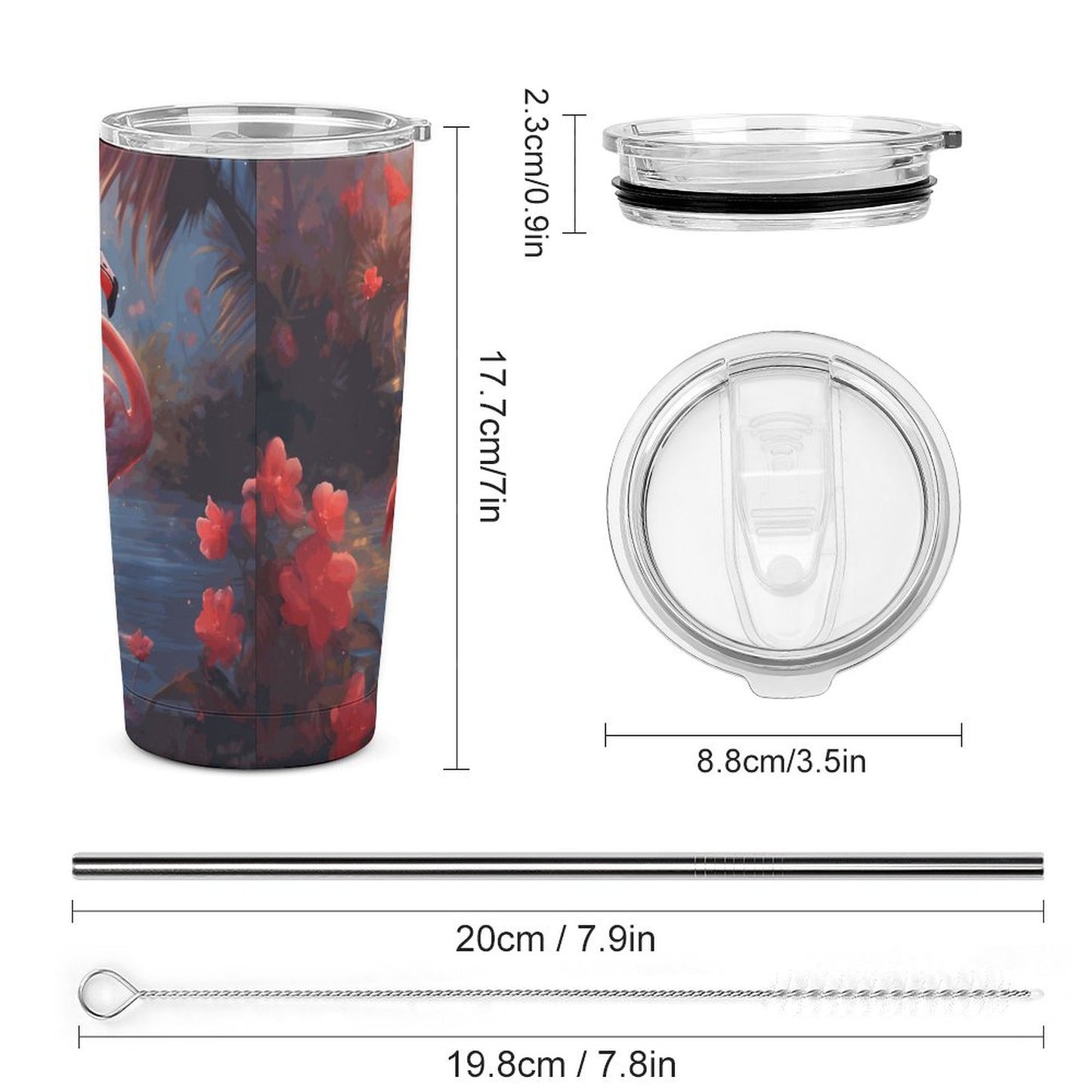Full Width Printed Car Cup SolarLab_flamingos_tropical_plant_sea_island_sunlight_art_deco__4e118863-316f-4eaf-bd57-0aab99f030bf Style-2 One Size normal-online-PERSONAL DESIGN