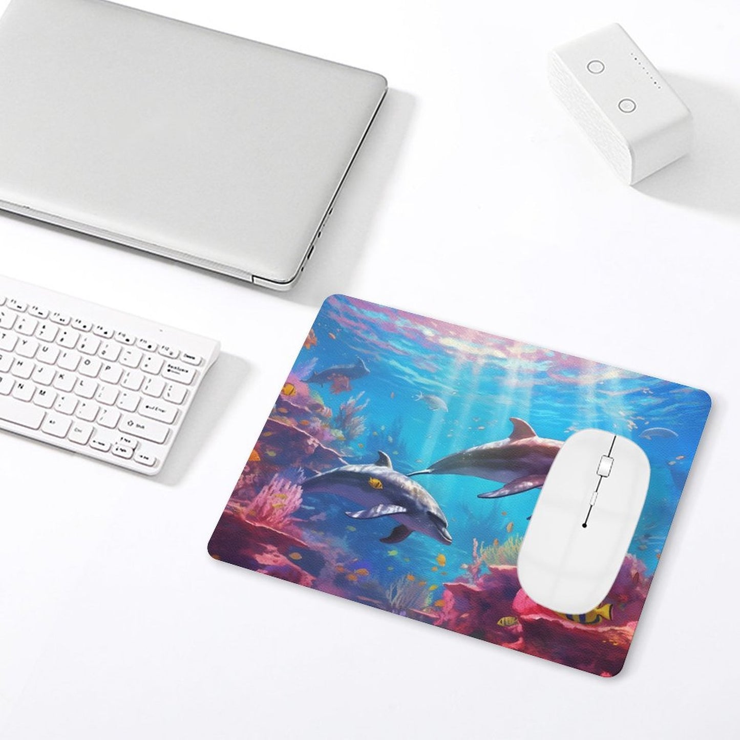 Leather Mouse Pad Dolphins, 1 Size, DA05B02 - iTopMax