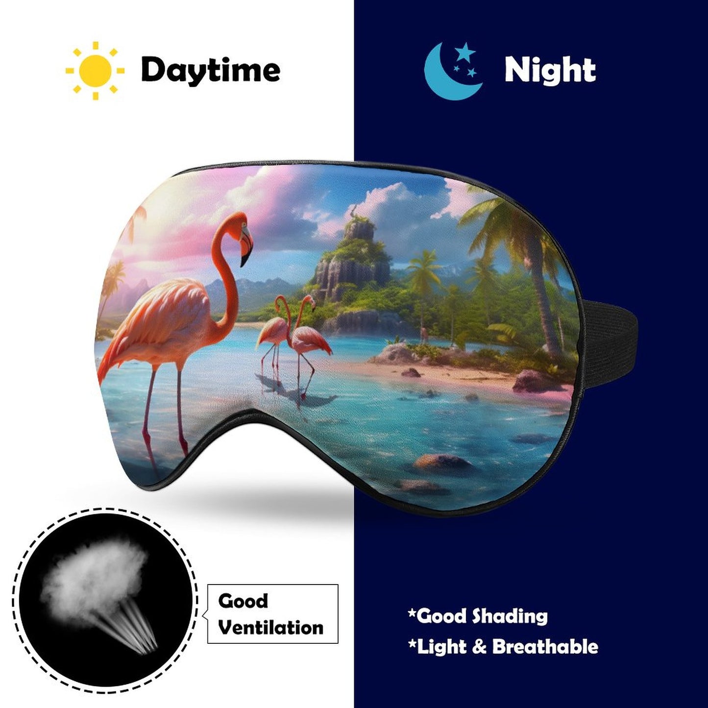 Sleep Mask Flamingos HSM01A016 normal-online-PERSONAL DESIGN