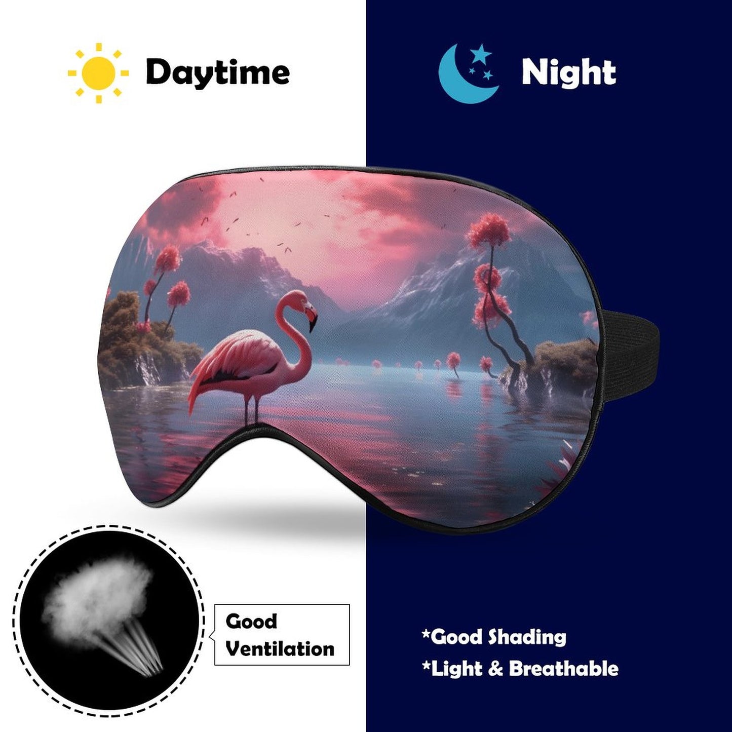 Sleep Mask Flamingos HSM01A012 normal-online-PERSONAL DESIGN