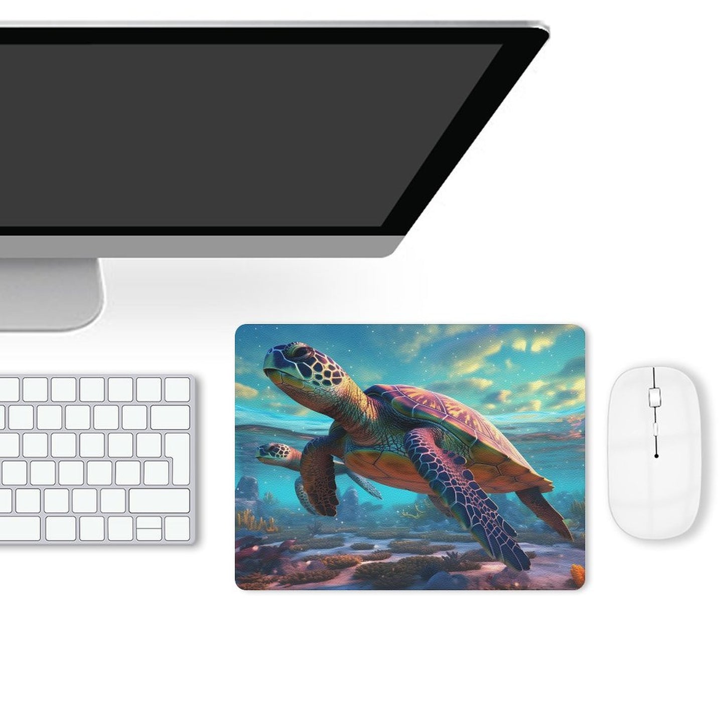 Leather Mouse Pad SolarLab_Sea_turtles_tropical_sea_island_sunlight_fantasy_art_d_8c17eb4f-0c33-48bc-80bd-25ce9d585c40 Style One Size normal-online-PERSONAL DESIGN