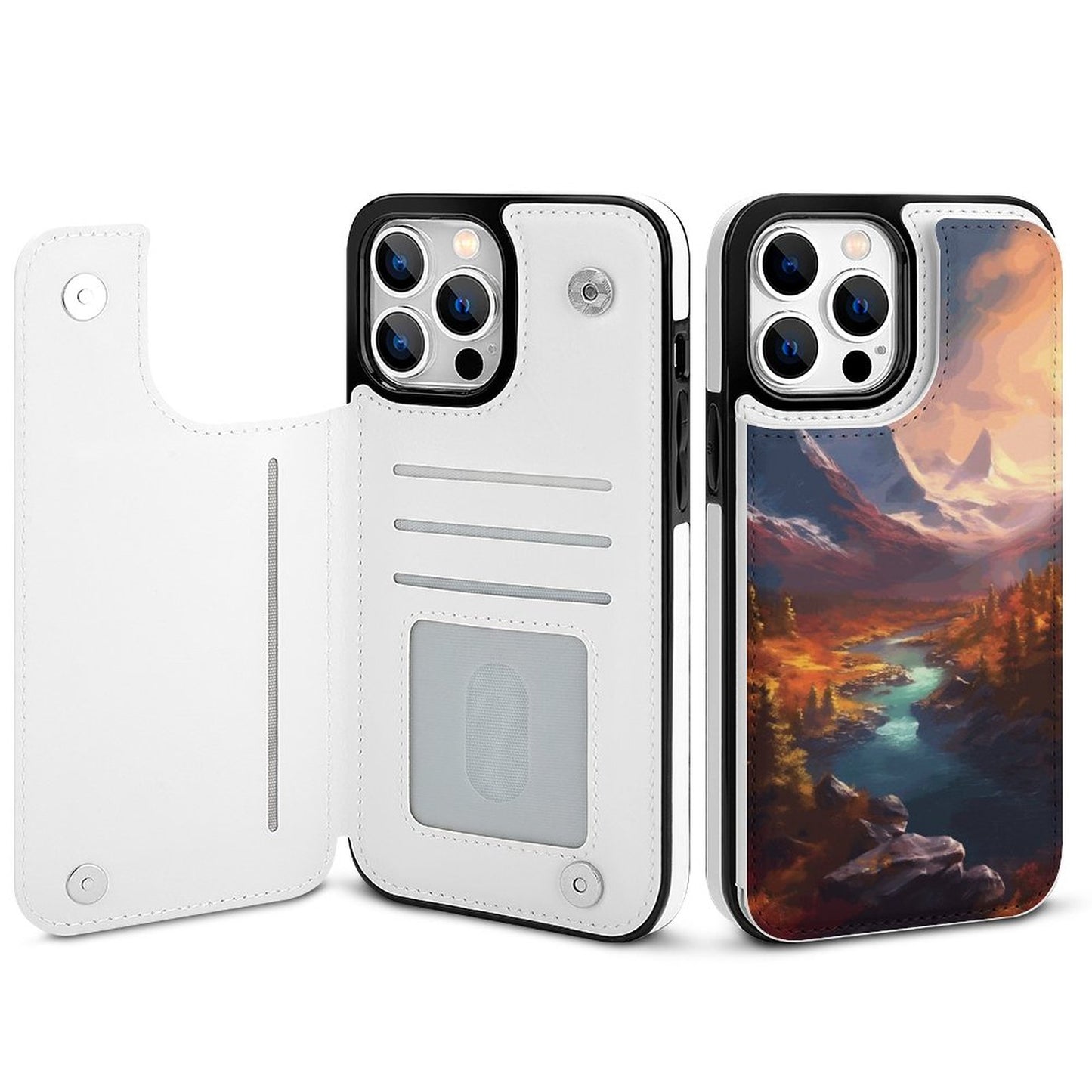 Mobile Phone Case for Apple IPhone 14 SolarLab_Norwegian_aurora_autumn_mountains_forestshyper-detail__c916b784-da0c-41a1-b3ad-0addfdd7b88e normal-online-PERSONAL DESIGN