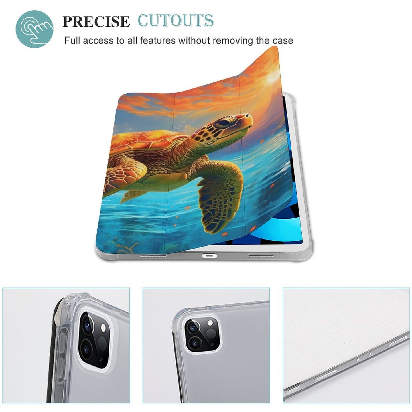 The Ipad Pen Slot Case SolarLab_Sea_turtles_tropical_sea_island_sunlight_fantasy_art_d_c29a6e10-0f28-42ee-8e19-15bcf9990e3c normal-online-PERSONAL DESIGN