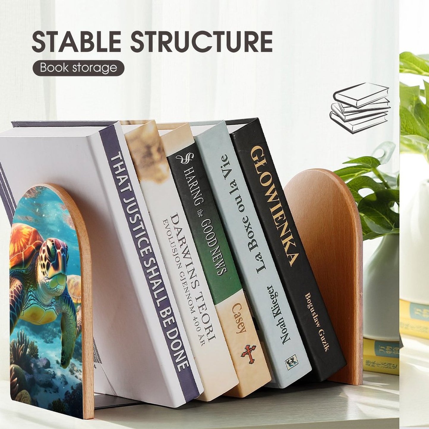 Bookends SolarLab_Sea_turtles_tropical_sea_island_sunlight_hyper-detail__f51f3df4-db17-400d-8a6f-7664e53448e9 Style-13 One Size normal-online-PERSONAL DESIGN