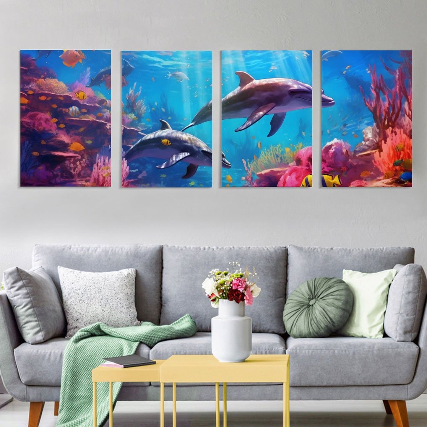 4 Panel Hanging Posters Vertical SolarLab_Dolphins_tropical_sea_hyper-detail_high_resolution_8k_655814c8-b7f8-4c4c-9763-de92d9ff2f5d_ normal-online-PERSONAL DESIGN