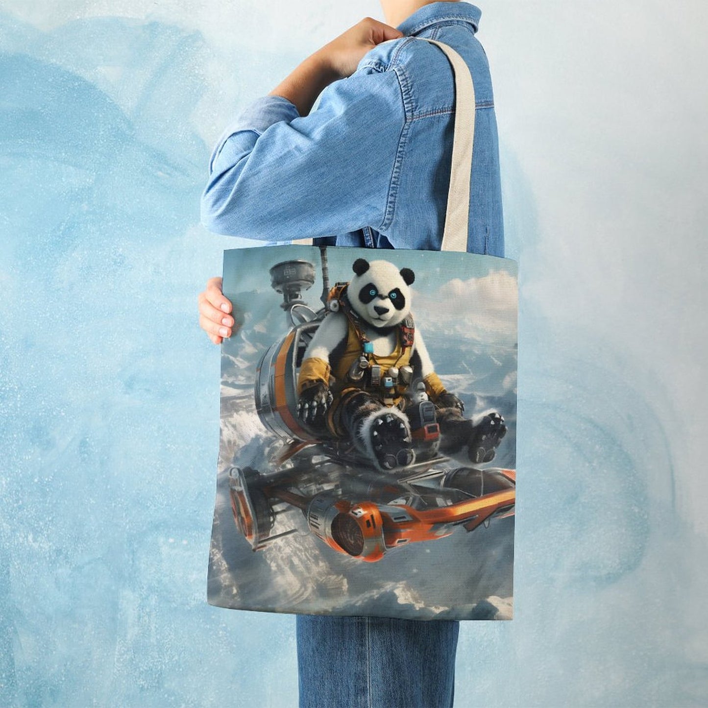 Canvas Tote Bag Double SolarLab_a_Panda_pilot_drive_a_super_helicopter_in_the_sky_on_s_d186fc42-0b78-46b0-8cbb-a56ba635366b Style-2 38×41cm normal-online-PERSONAL DESIGN
