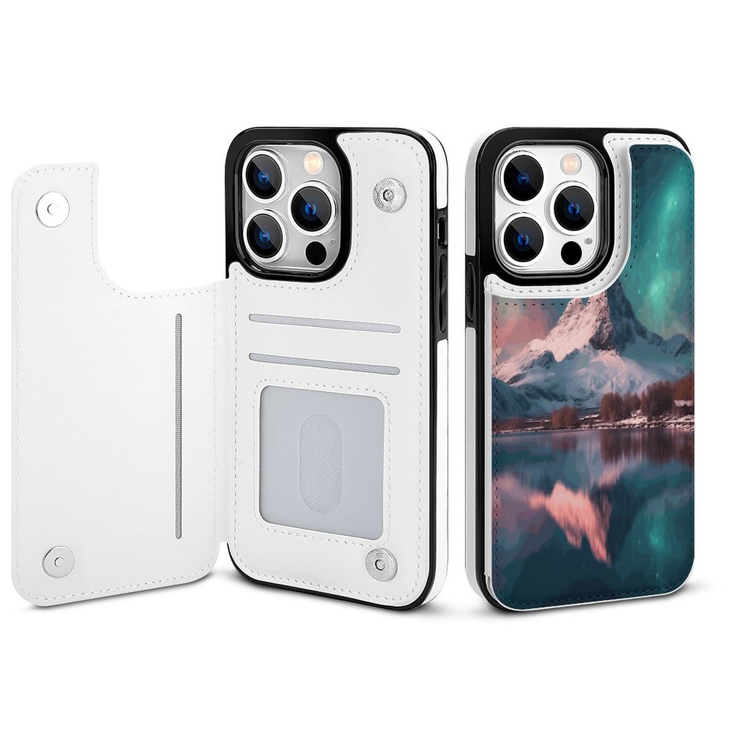 Mobile Phone Case for Apple IPhone 14 SolarLab_Norwegian_aurora_winter_mountains_forests_lake_hyper-d_02eaf923-bc93-48e1-828a-35b11ccc5bd9 normal-online-PERSONAL DESIGN