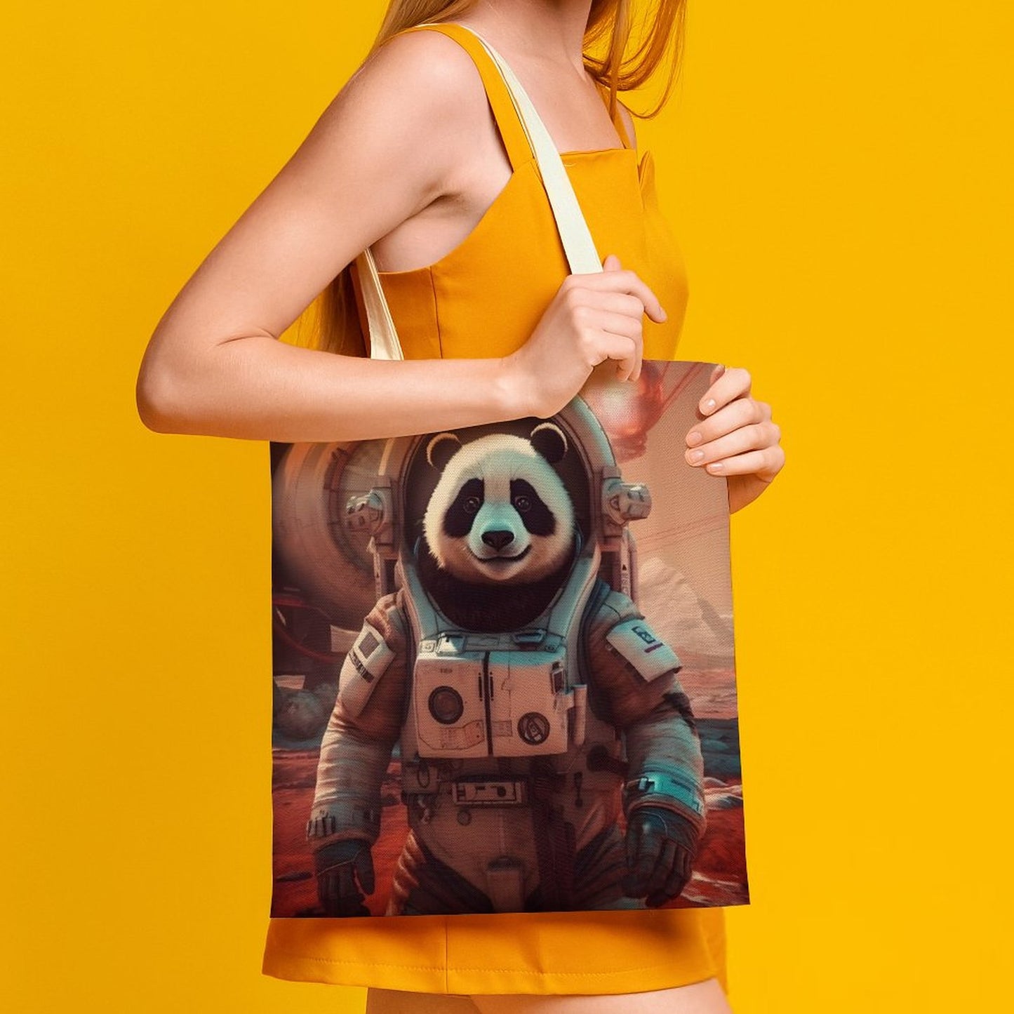 Canvas Tote Bag Double SolarLab_a_Panda_astronaut_walk_on_the_Mars_starship_Cyberpunk__817d9ed4-a444-4a2e-9755-363c1bf53d11 Style-31 38×41cm normal-online-PERSONAL DESIGN