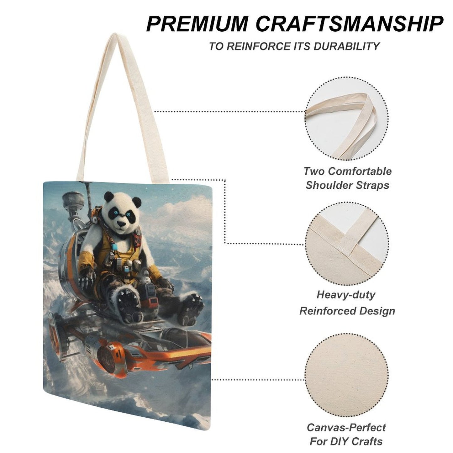 Canvas Tote Bag Double SolarLab_a_Panda_pilot_drive_a_super_helicopter_in_the_sky_on_s_d186fc42-0b78-46b0-8cbb-a56ba635366b Style-2 38×41cm normal-online-PERSONAL DESIGN