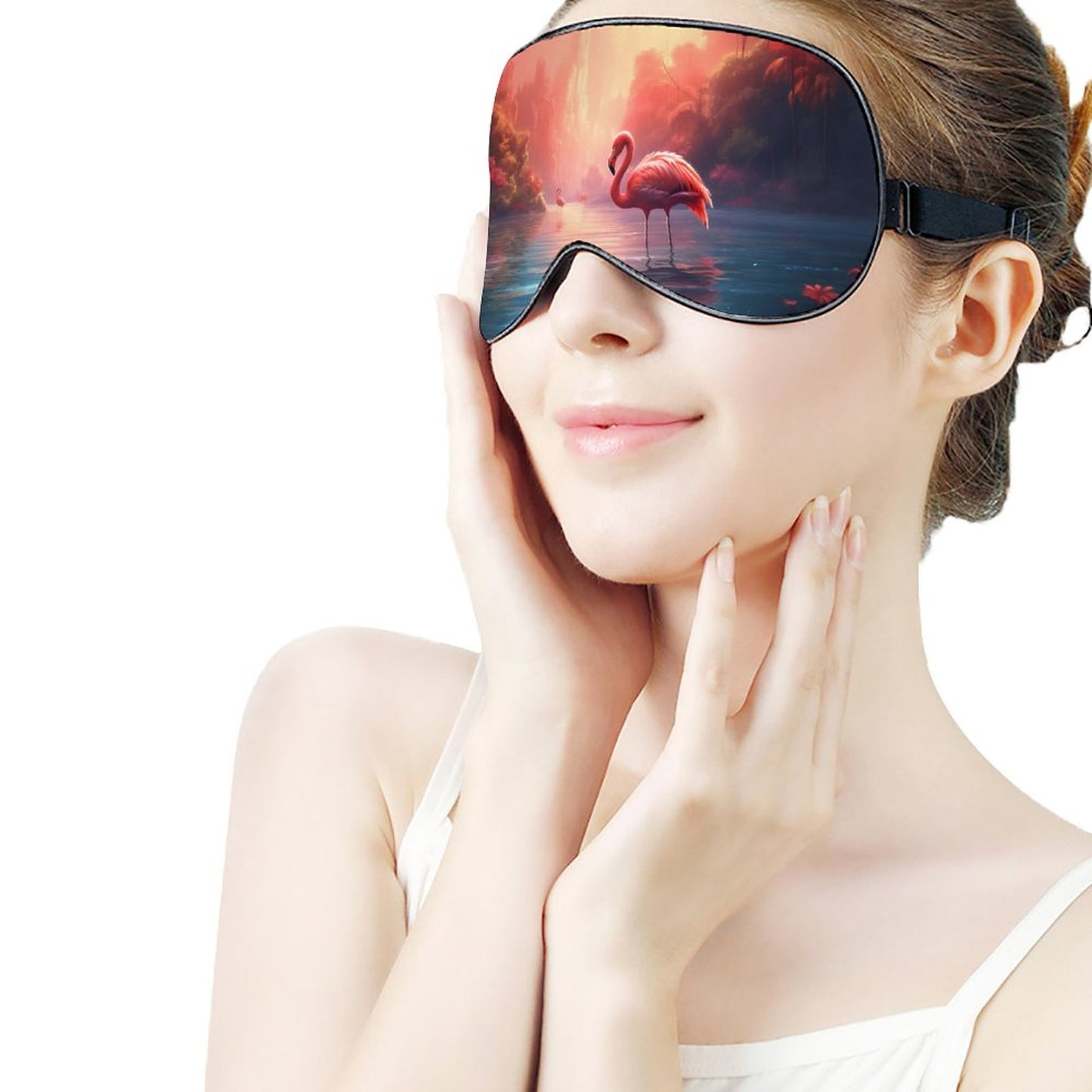 Sleep Mask Flamingos HSM01A010 normal-online-PERSONAL DESIGN