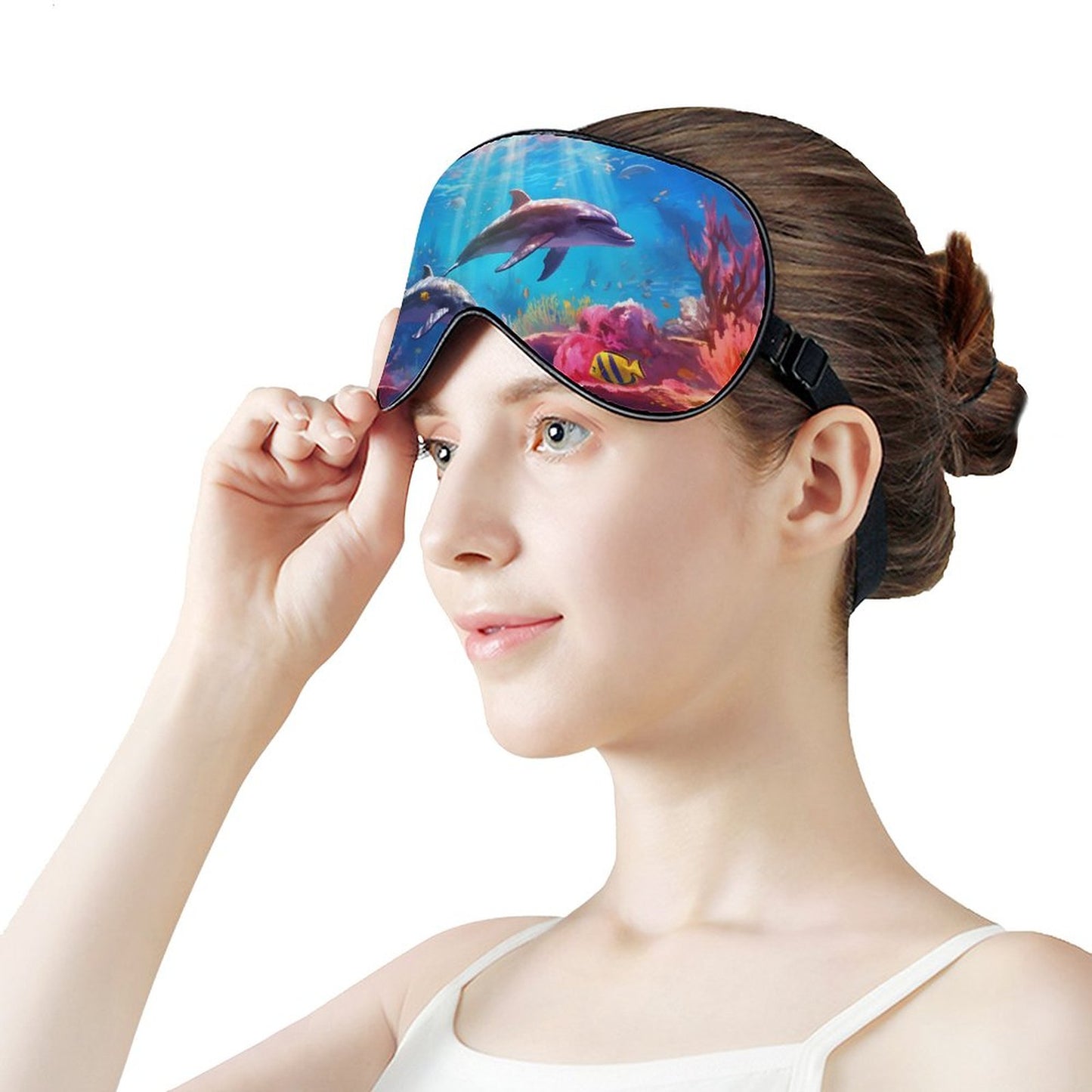 Sleep Mask Dolphins HSM01B001 normal-online-PERSONAL DESIGN