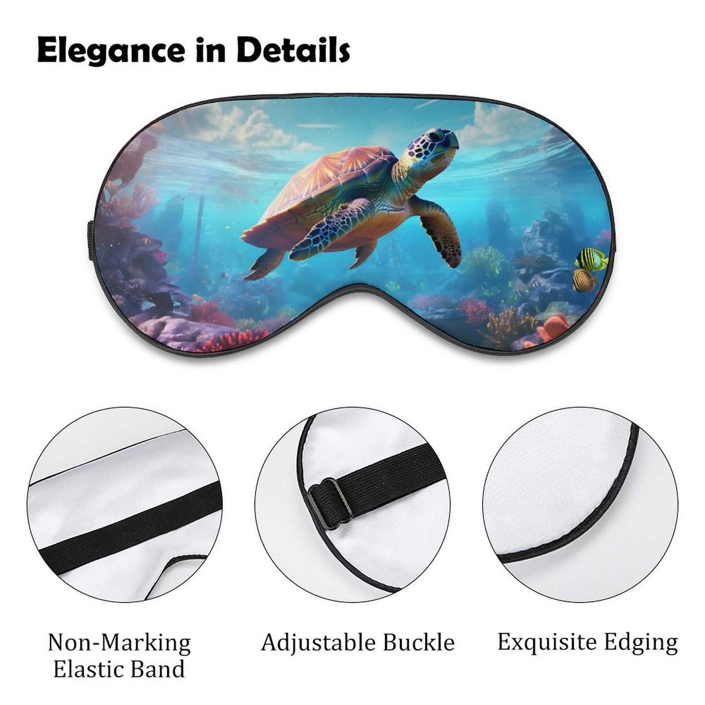 Sleep Mask Sea Turtles HSM01C003 normal-online-PERSONAL DESIGN