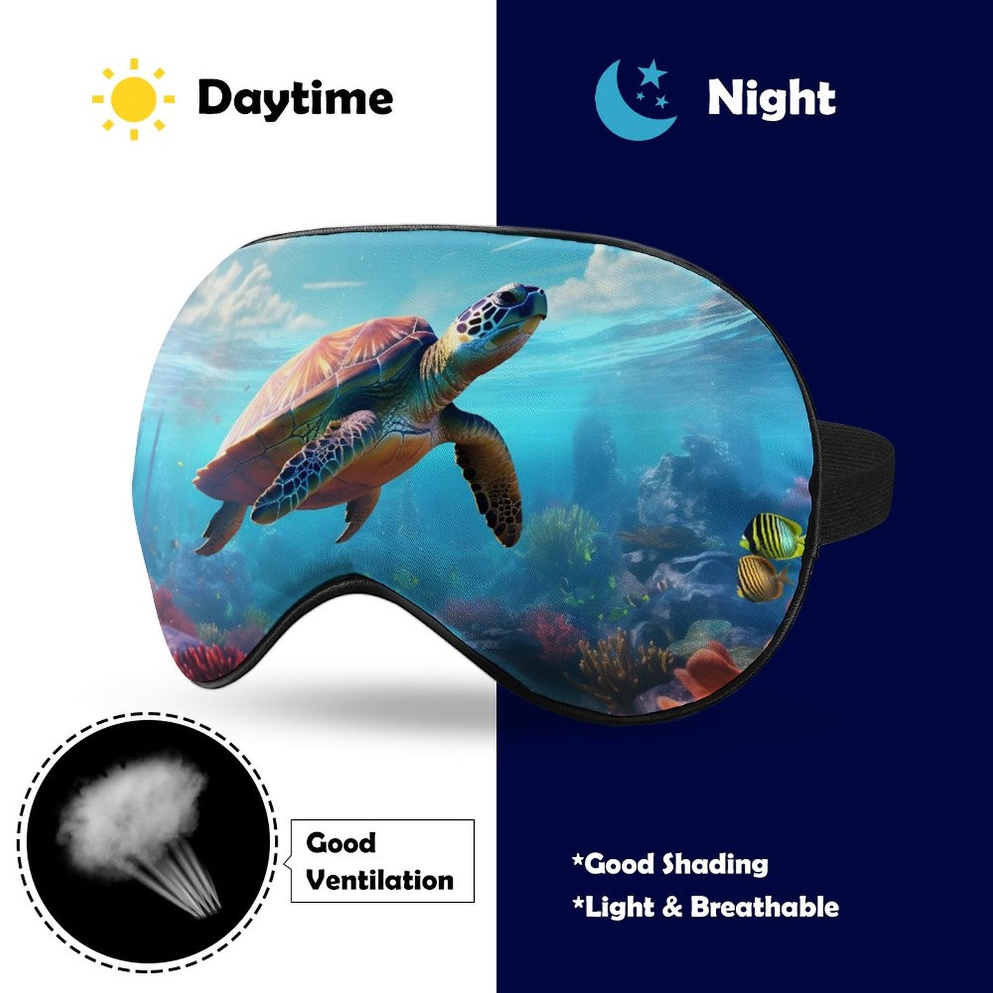 Sleep Mask Sea Turtles HSM01C003 normal-online-PERSONAL DESIGN
