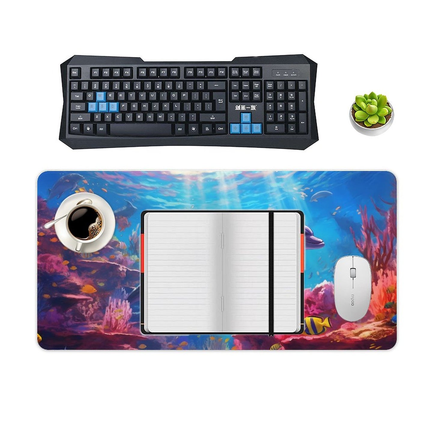 Desk Mat SolarLab_Dolphins_tropical_sea_hyper-detail_high_resolution_8k_655814c8-b7f8-4c4c-9763-de92d9ff2f5d_ normal-online-PERSONAL DESIGN