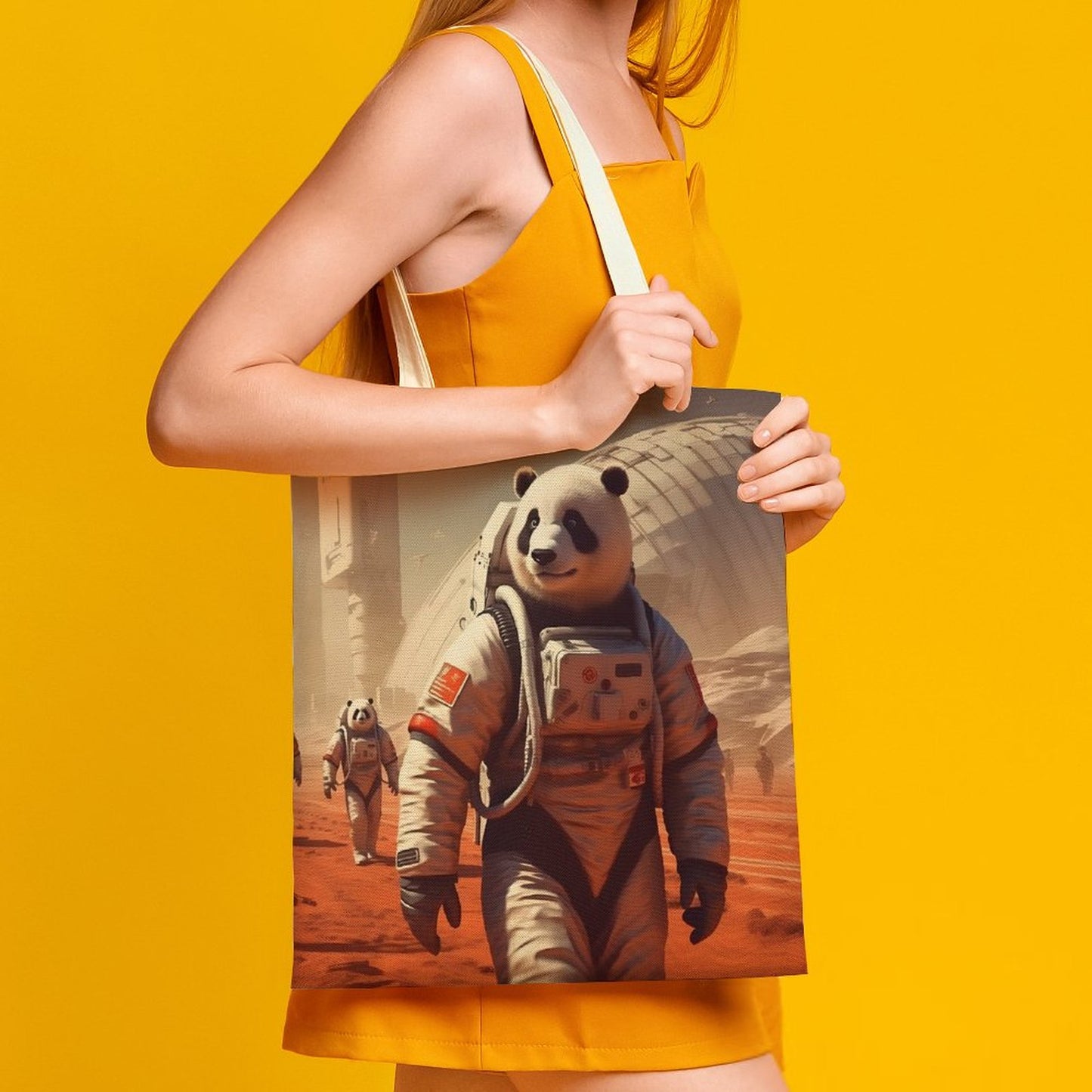Canvas Tote Bag Double SolarLab_Pandas_astronaut_walk_on_the_Mars_starship_Cyberpunk_f_54a1f0e3-58cf-429e-ac81-c608447d471a Style-21 38×41cm normal-online-PERSONAL DESIGN