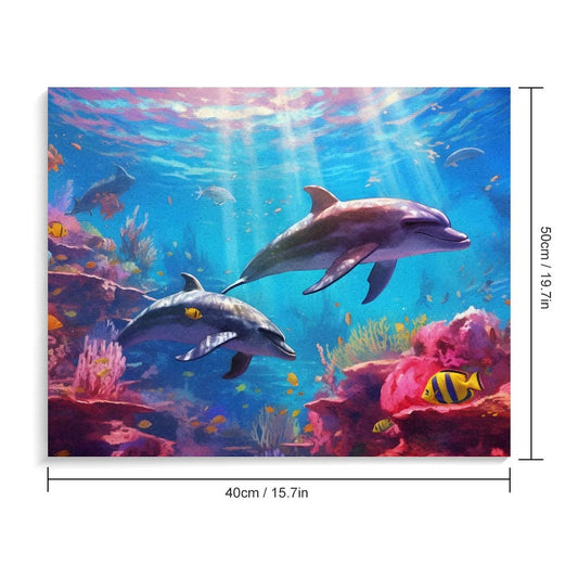 Paint by Number SolarLab_Dolphins_tropical_sea_hyper-detail_high_resolution_8k_655814c8-b7f8-4c4c-9763-de92d9ff2f5d_ Style 20*16inch (50*40CM) normal-online-PERSONAL DESIGN