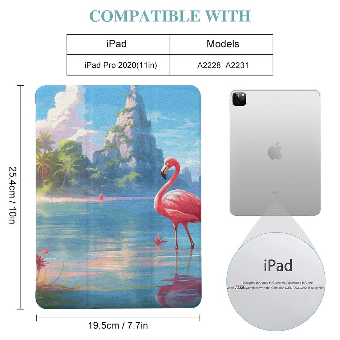 The Ipad Pen Slot Case Flamingos_002 normal-online-PERSONAL DESIGN
