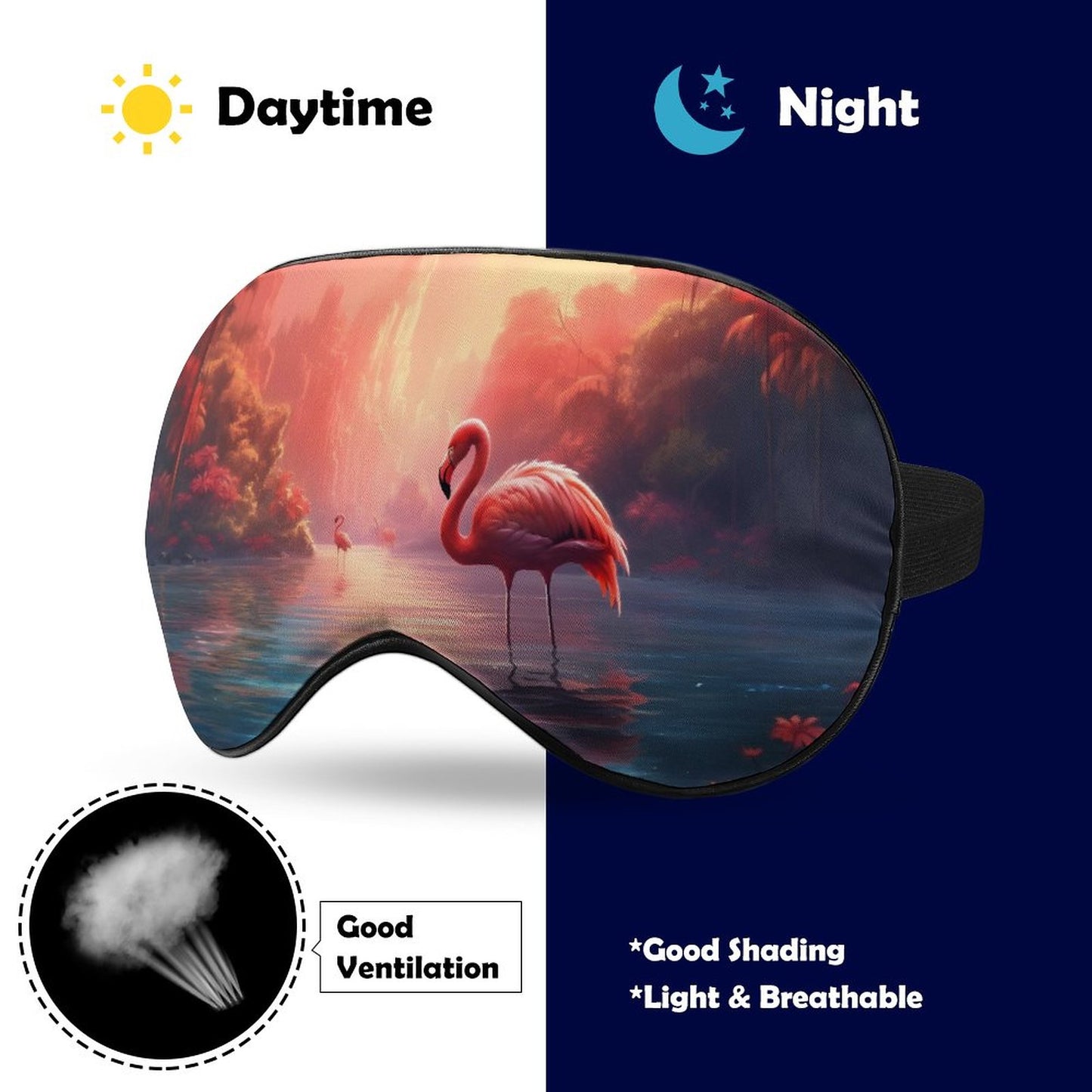 Sleep Mask Flamingos HSM01A010 normal-online-PERSONAL DESIGN
