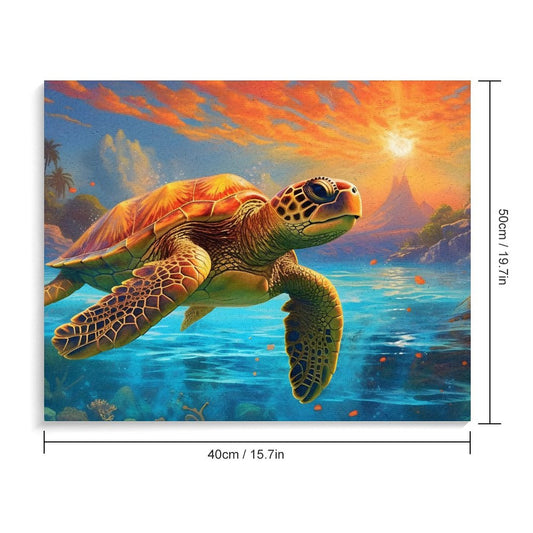 Paint by Number SolarLab_Sea_turtles_tropical_sea_island_sunlight_fantasy_art_d_c29a6e10-0f28-42ee-8e19-15bcf9990e3c Style 20*16inch (50*40CM) normal-online-PERSONAL DESIGN