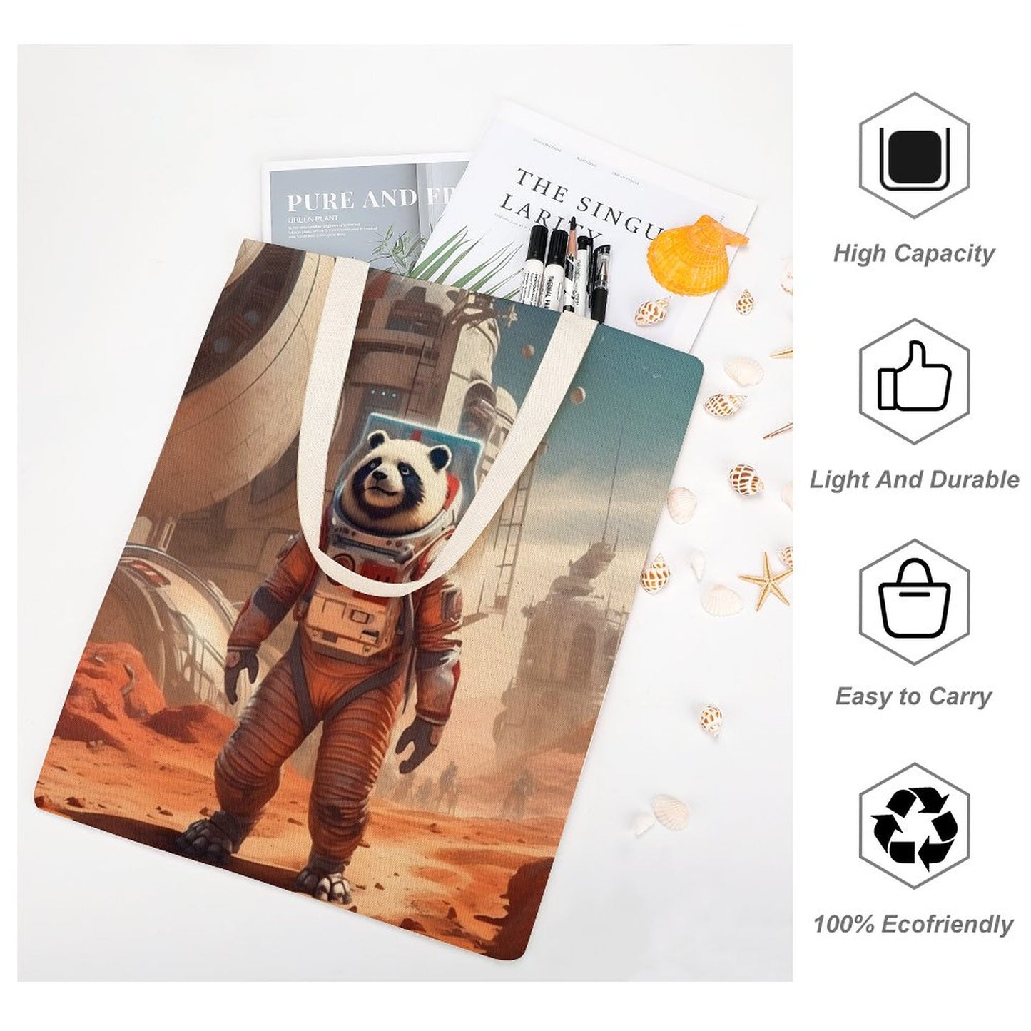 Canvas Tote Bag Double SolarLab_a_Panda_astronaut_walk_on_the_Mars_starship_Cyberpunk__59fd3da3-8403-456b-9fa2-da871549cf0d Style-33 38×41cm normal-online-PERSONAL DESIGN